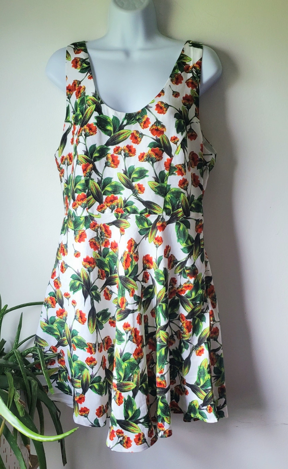 Joie Nwt Womens Mare Linen Silk Floral Mini Dress Size Large Wedding Tropical
